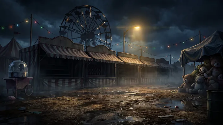 THE MIDWAY: the stage plate as it appears in the game